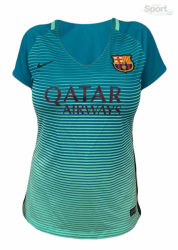 Tričko Nike Barcelona 2016-17 tyrkysová