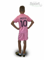 Fotbalový dres růžový Miami #10 Messi 