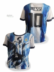Tričko sportovní Messi modré 