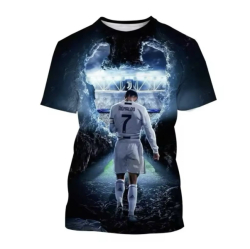 Tričko sportovní Ronaldo černé